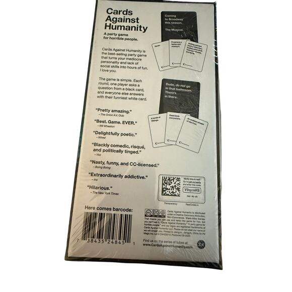 Cards Against Humanity Party Game, New Sealed In Box - Picture 2 of 3